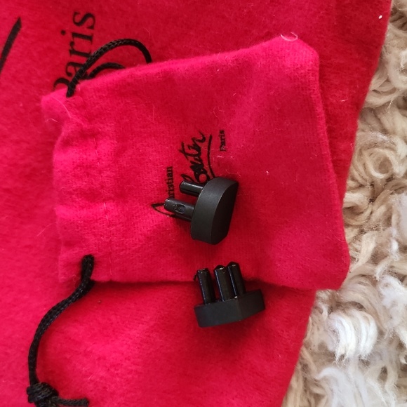 Christian Louboutin black suede Vicky booties - Picture 7 of 7